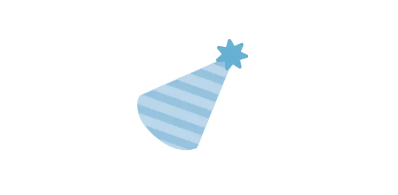 Illustration of a partyhat